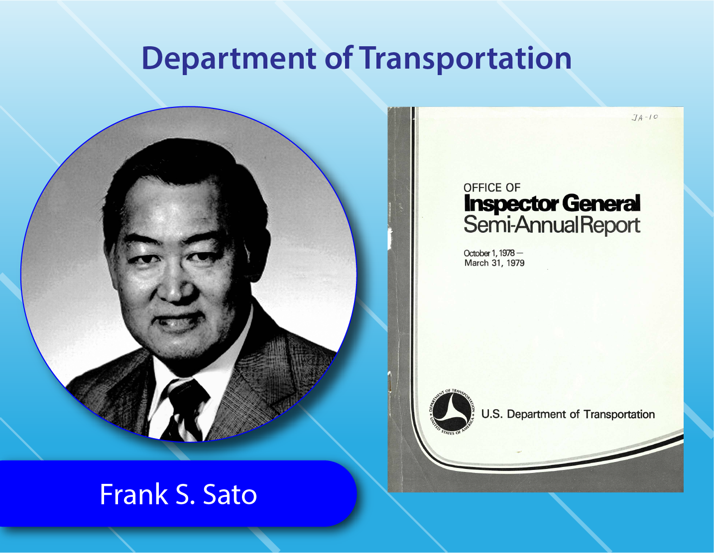 Department of Transportation - Frank S. Sato