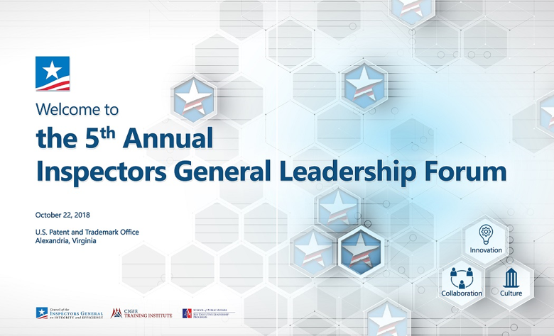 The 5th Annual Inspectors General Leadership Forum