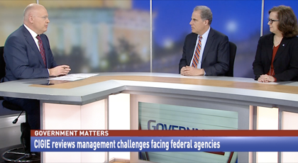 IGs Horowitz and Lerner are interviewed about the report on Government Matters on April 19, 2018.
